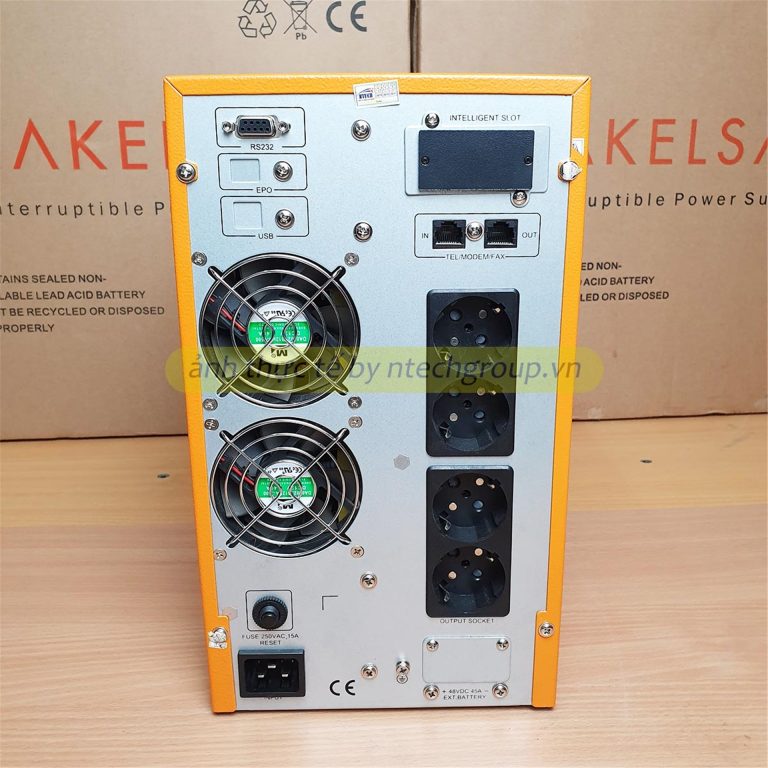 Bộ Lưu Điện UPS Online Makelsan Powerpack SES 2kVA 1:1 Phase