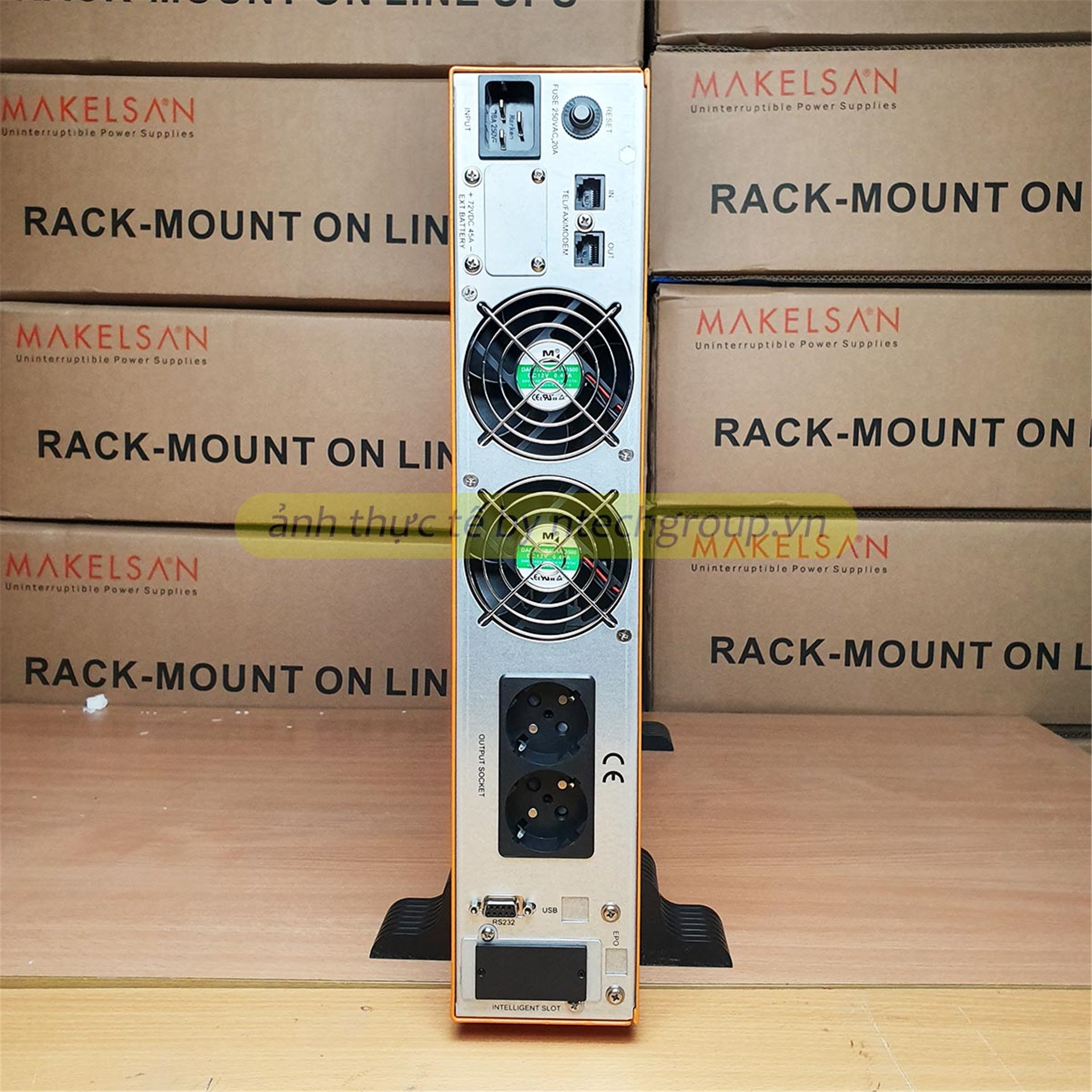 Bộ Lưu Điện UPS Online Makelsan Powerpack SE RT 3kVA 1:1 Phase