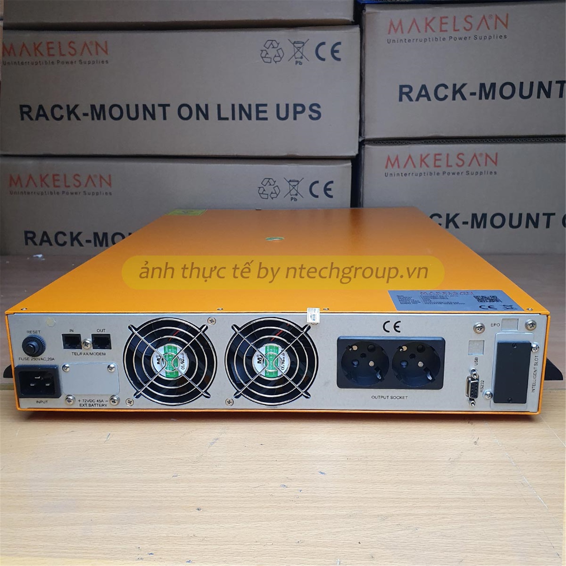 Bộ Lưu Điện UPS Online Powerpack SES RT 2kVA 1:1 Phase