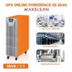 Bộ Lưu Điện UPS Online Makelsan Powerpack SE 6kVA 1:1 Phase